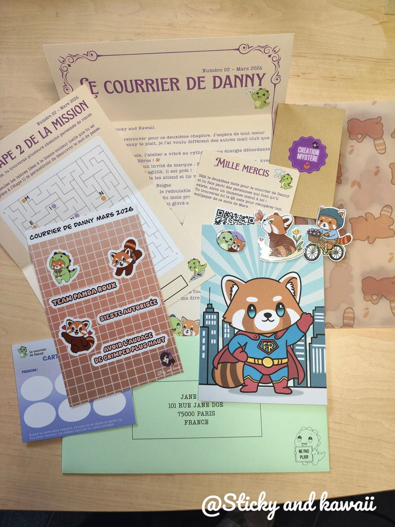 Deuxième mois, les panda roux